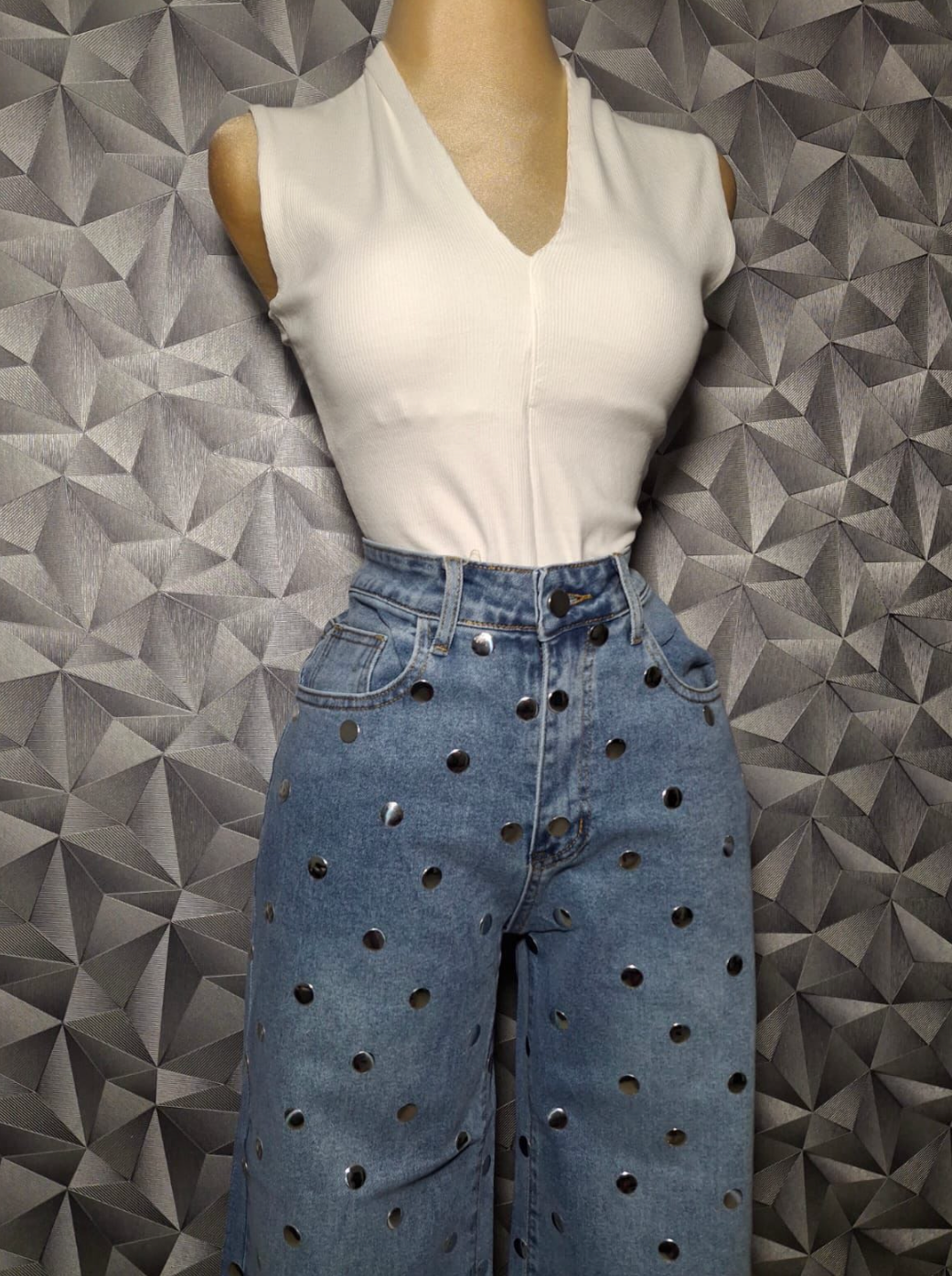 Blusa escote V