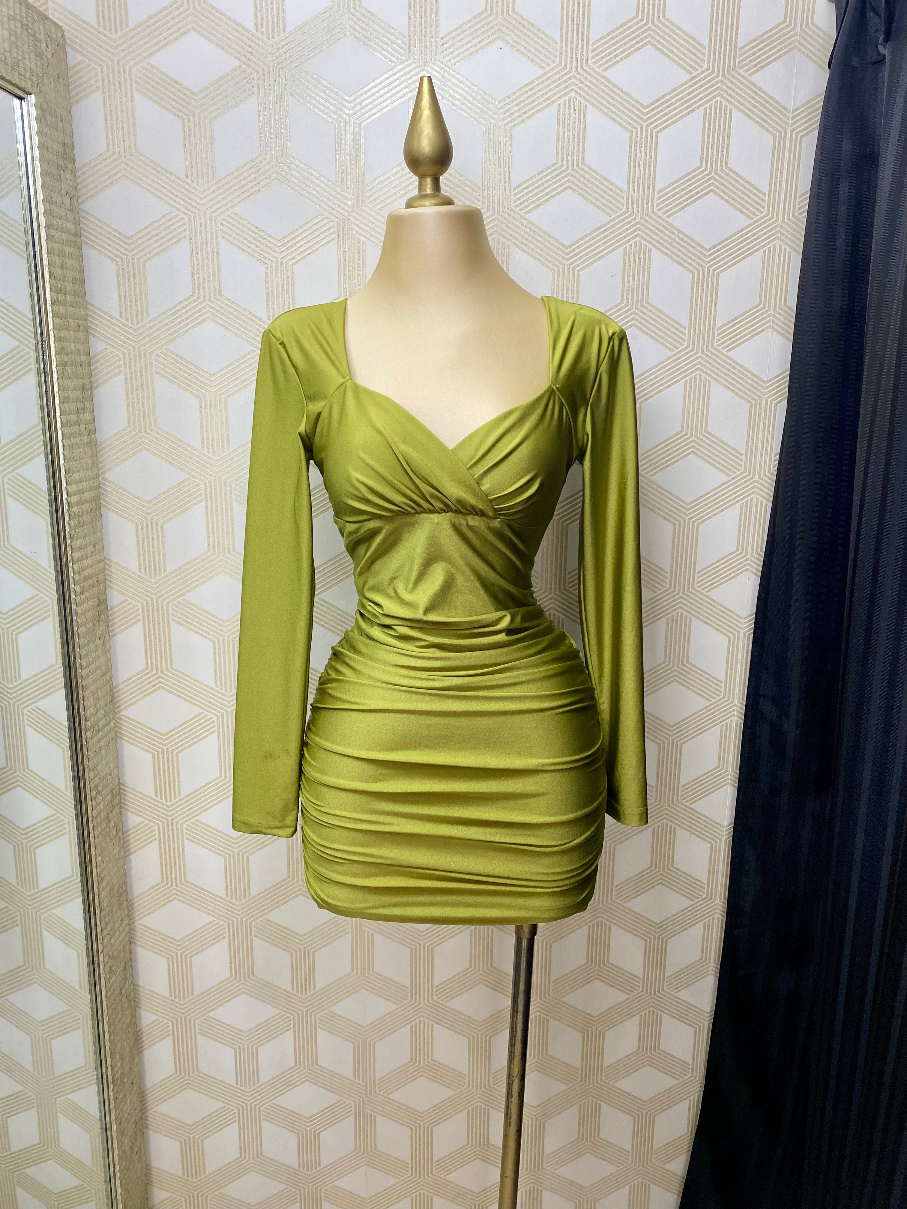 Vestido Verde Strech