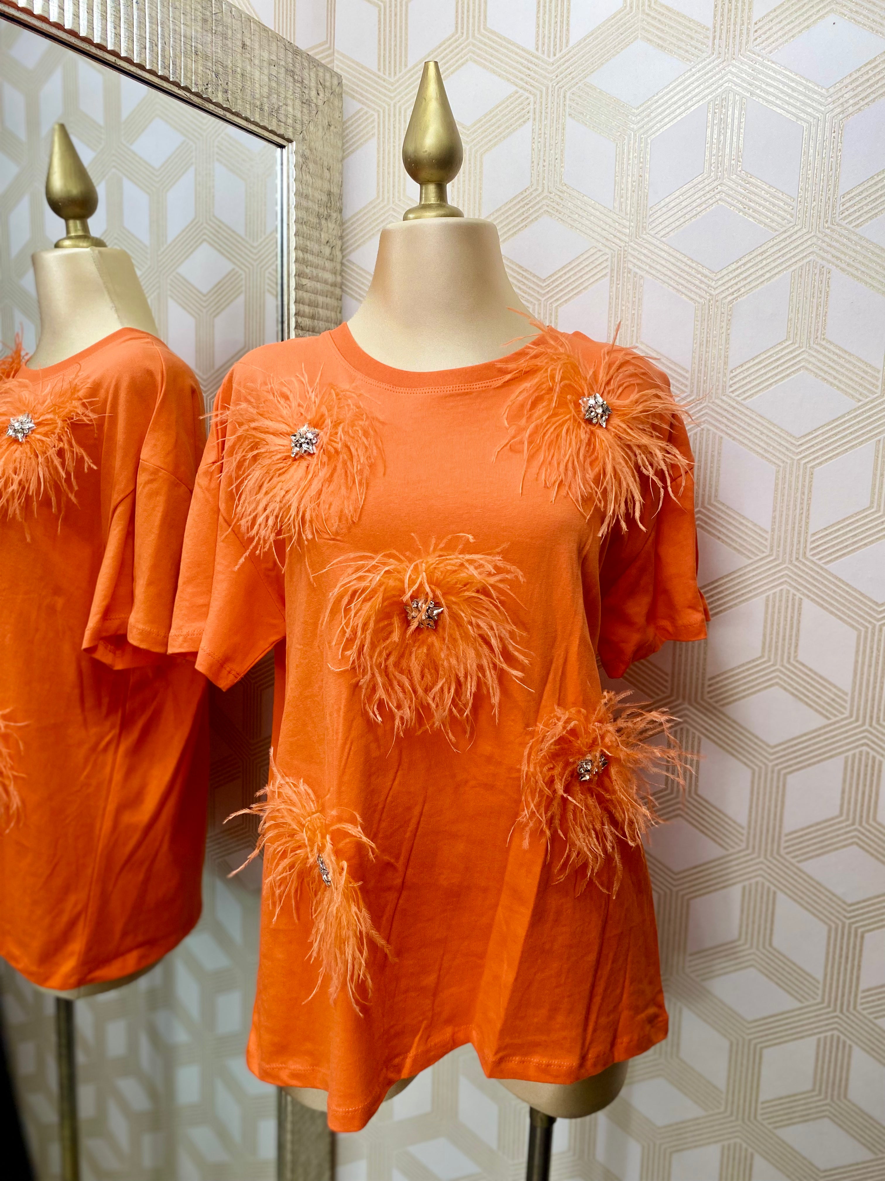 blusa naranja